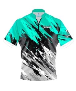 CoolWick Elite Teal Skirmish Sash Zip Jersey