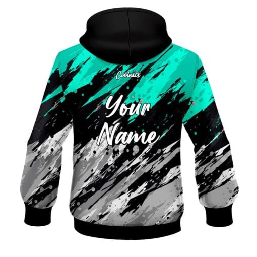 CoolWick Elite Teal Skirmish Hoodie - Image 2