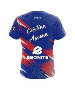 Alternative view of Ebonite Cristian Azcona Puerto Rico '24 CoolWick Bowling Jersey