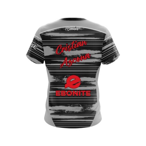 Ebonite Cristian Azcona Silver Streaks CoolWick Bowling Jersey - Image 2