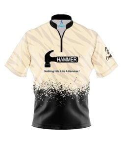 Hammer Break Point Quick Ship CoolWick Sash Zip Bowling Jersey