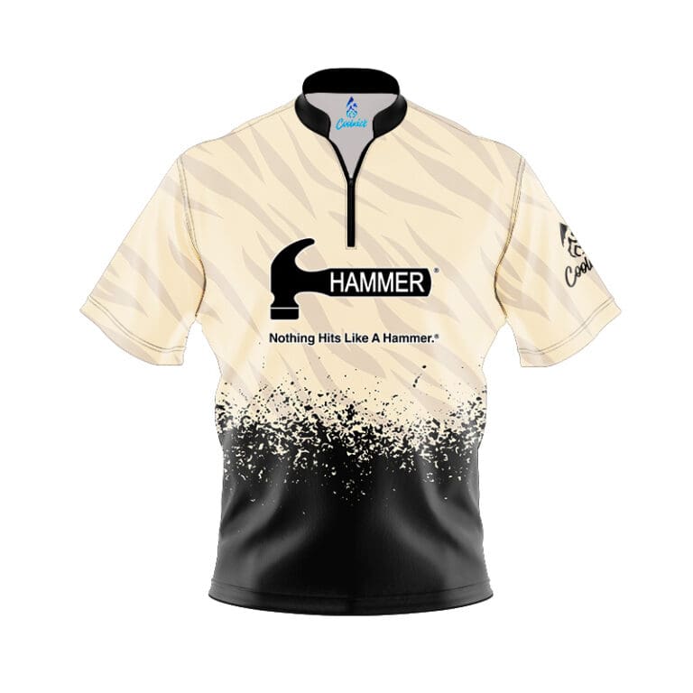 Hammer Break Point Quick Ship CoolWick Sash Zip Bowling Jersey