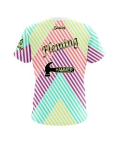 Alternative view of Hammer Tinickia Fleming Geometric Vibes CoolWick Bowling Jersey