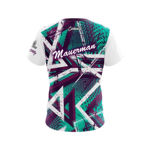 Jennifer Mauerman Hex Splash CoolWick Bowling Jersey - Image 2