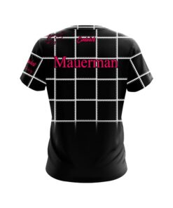 Alternative view of Jennifer Mauerman Plaid Gradient CoolWick Bowling Jersey