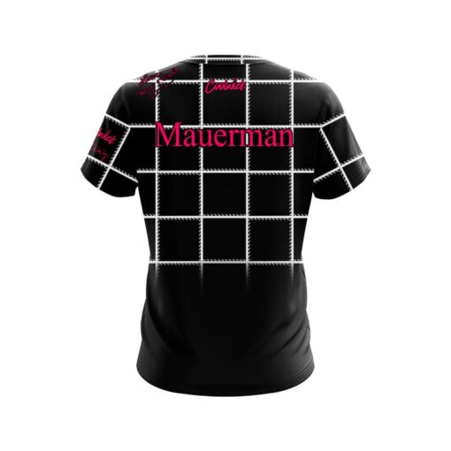 Jennifer Mauerman Plaid Gradient CoolWick Bowling Jersey - Image 2