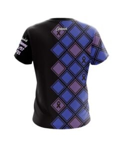 Alternative view of Jerry Marrs Pancreatic Cancer CoolWick Bowling Jersey