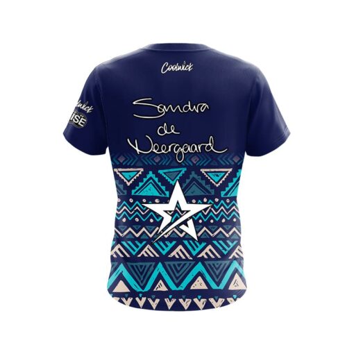 Roto Grip Sandra de Neergaard Tribal CoolWick Bowling Jersey - Image 2