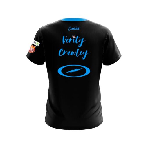 Storm Verity Crawley Blue Lightning CoolWick Bowling Jersey - Image 2