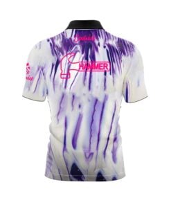 Alternative view of Hammer Arctic Vibe Quick Ship CoolWick Sash Zip Bowling Jersey