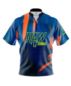 Hammer Raw Blue Black Orange Fast Track CoolWick Bowling Jersey