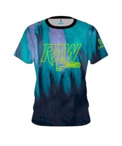 Hammer Raw Black Purple Teal CoolWick Bowling Jersey