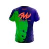 Motiv Green Purple Venom CoolWick Bowling Jersey - Image 2