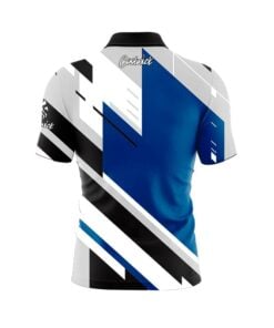 Alternative view of Mid Lane Blue Fast Track CoolWick Bowling Jersey