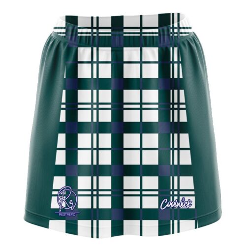 Rocio Restrepo Green Plaid CoolWick Bowling Skort