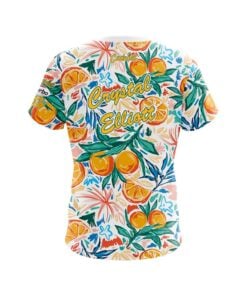 Alternative view of Roto Grip Crystal Elliott Orange Blossom CoolWick Bowling Jersey