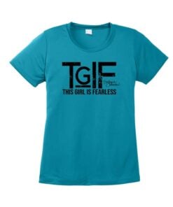 Stefanie Johnson TGIF Sporttek Ladies CoolWick Bowling T-Shirt