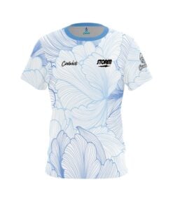 Storm Caroline Thesier Blue Flower CoolWick Bowling Jersey