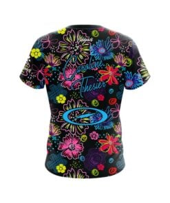 Alternative view of Storm Caroline Thesier Neon Flowers CoolWick Bowling Jersey