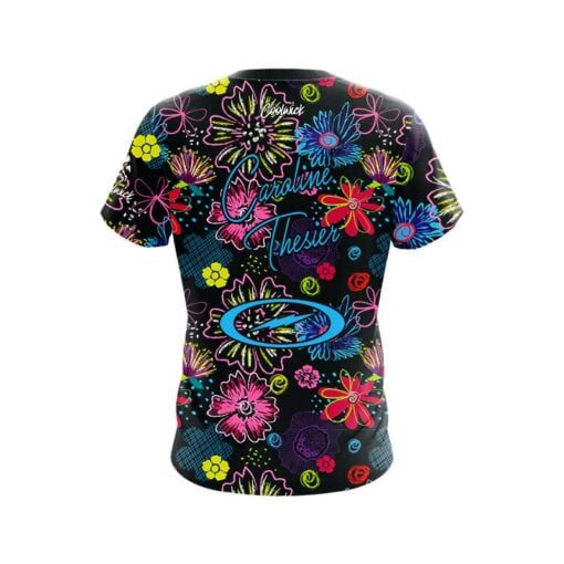 Storm Caroline Thesier Neon Flowers CoolWick Bowling Jersey - Image 2