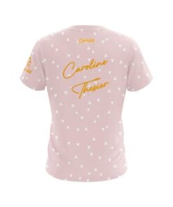 Alternative view of Storm Caroline Thesier Pink Triangles CoolWick Bowling Jersey