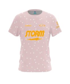 Storm Caroline Thesier Pink Triangles CoolWick Bowling Jersey