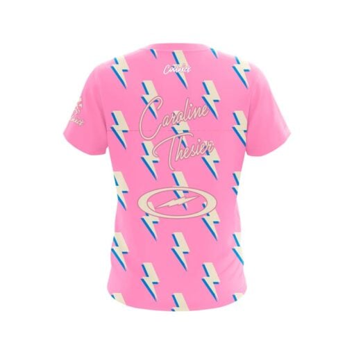 Storm Caroline Thesier Retro Lightning CoolWick Bowling Jersey - Image 2