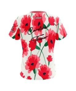 Alternative view of Storm Caroline Thesier Watercolor Roses CoolWick Bowling Jersey