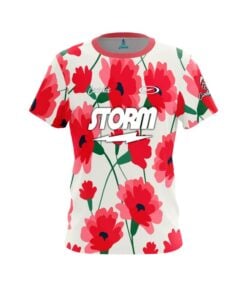 Storm Caroline Thesier Watercolor Roses CoolWick Bowling Jersey