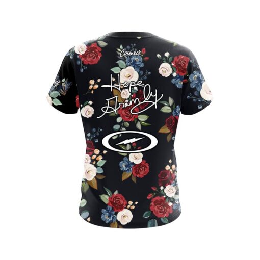 Storm Hope Gramly Red White Blue Flowers CoolWick Bowling Jersey - Image 2