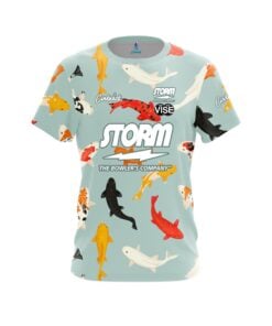 Storm Hope Gramly Teal Koi Fish CoolWick Bowling Jersey