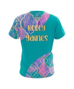 Alternative view of Storm Kelly Gaines Damask CoolWick Bowling Jersey