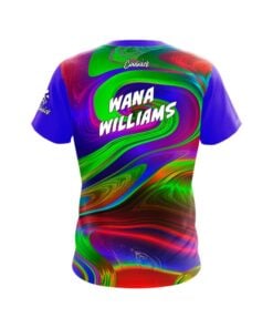 Alternative view of Storm Wana Williams Holographic Rainbow CoolWick Bowling Jersey