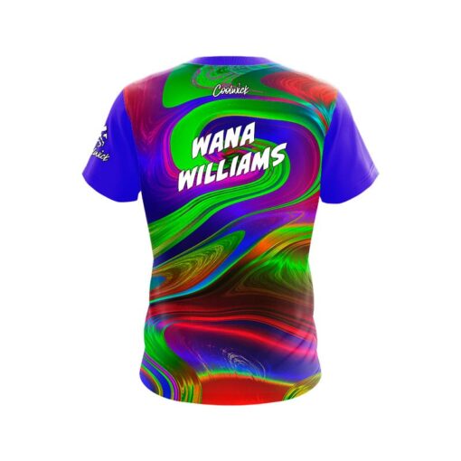Storm Wana Williams Holographic Rainbow CoolWick Bowling Jersey - Image 2