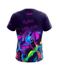 Alternative view of Storm Wana Williams Purple Wavy Rainbow CoolWick Bowling Jersey