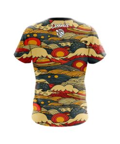 Alternative view of 12Bagger Straw Hat CoolWick Bowling Jersey