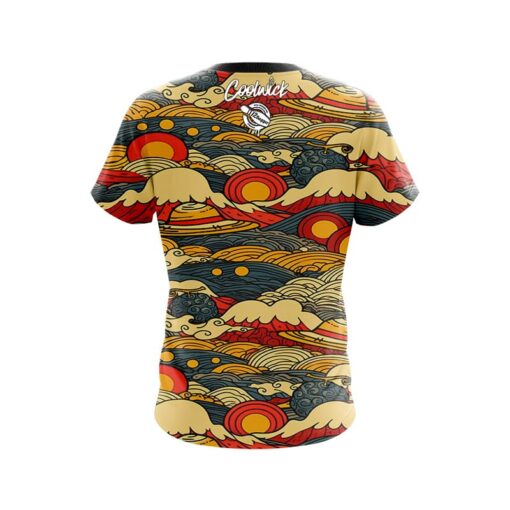 12Bagger Straw Hat CoolWick Bowling Jersey - Image 2