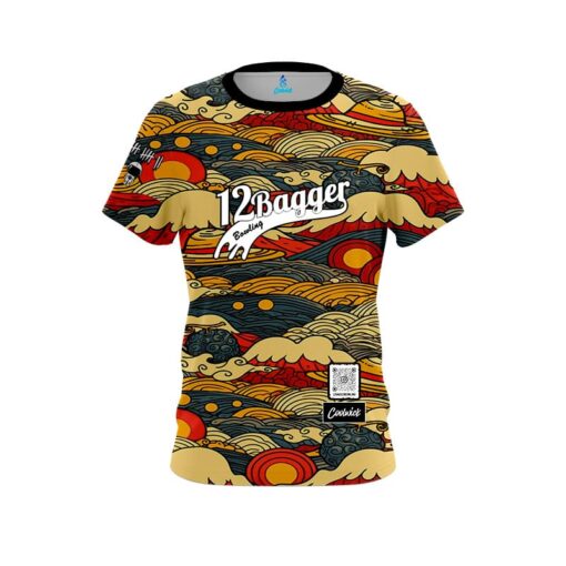 12Bagger Straw Hat CoolWick Bowling Jersey