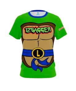 12Bagger Blue Turtle Ninja CoolWick Bowling Jersey