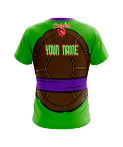 Alternative view of 12Bagger Purple Turtle Ninja CoolWick Bowling Jersey