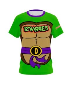 12Bagger Purple Turtle Ninja CoolWick Bowling Jersey