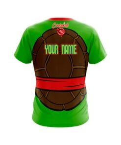 Alternative view of 12Bagger Red Turtle Ninja CoolWick Bowling Jersey