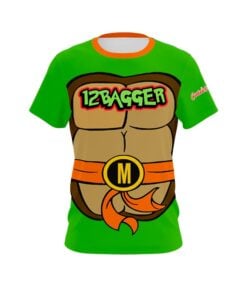 12Bagger Orange Turtle Ninja CoolWick Bowling Jersey
