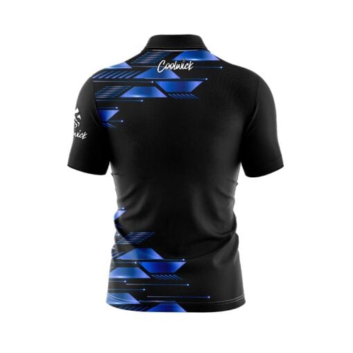 Blue Luxury Strikes Fast Track CoolWick Bowling Jersey - Image 2