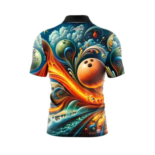 Bowling Farm Fast Track CoolWick Bowling Jersey - Image 2