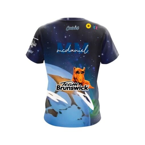 Brunswick Melanie McDaniel Galactic Life Form CoolWick Bowling Jersey - Image 2