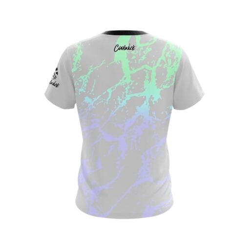 Grey Graffiti CoolWick Bowling Jersey - Image 2