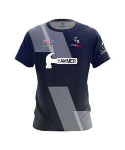 Hammer Justin Mooney Blue Shield CoolWick Bowling Jersey