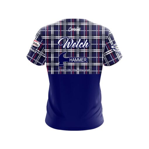 Hammer William Welch Welchberry Plaid CoolWick Bowling Jersey - Image 2