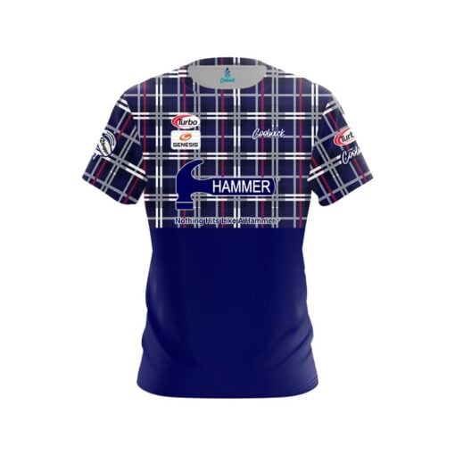 Hammer William Welch Welchberry Plaid CoolWick Bowling Jersey